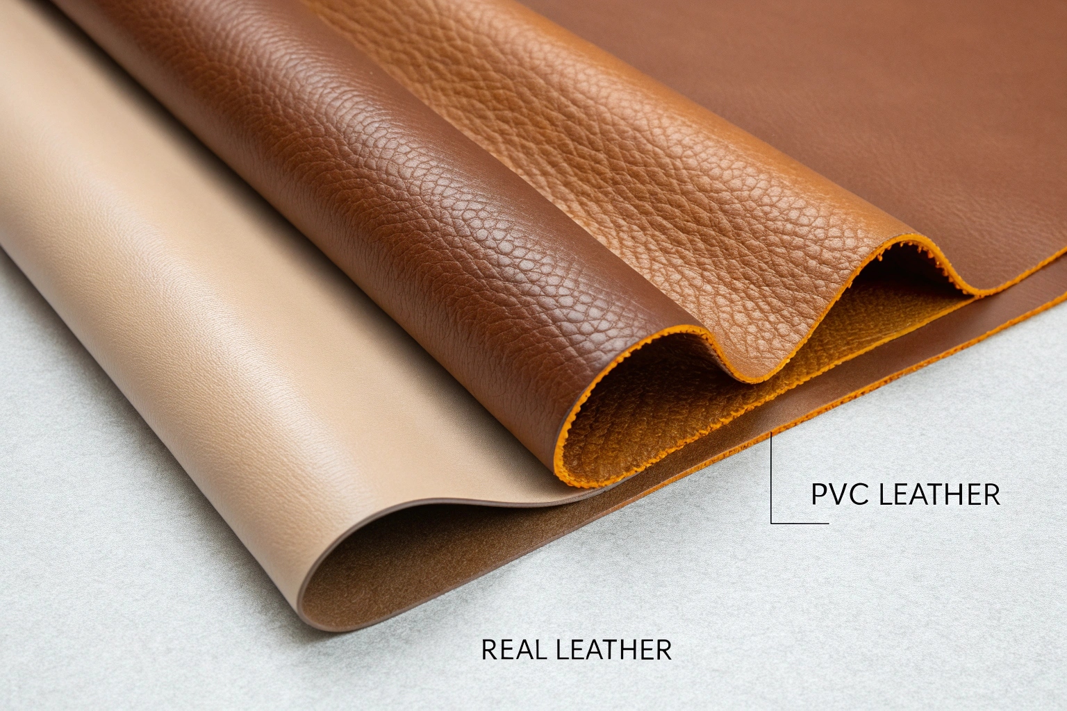 Comparing PVC Leather and Real Leather