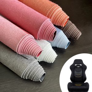 Microfiber leather applications include car seat upholstery