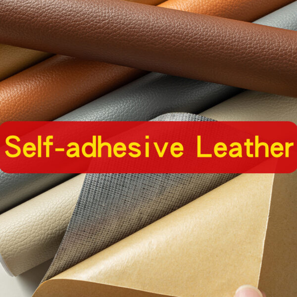 Self Adhesive PVC Leather for Furniture & Seat Repair | Durable Litchi Grain & Customizable Colors - Image 2