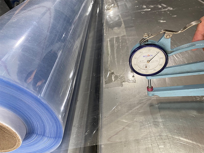 Transparent PVC vinyl example
