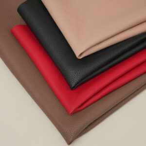 PVC Litchi Grain Double Brushed Leather – 0.9-1.0mm, Sofa & Luggage Use