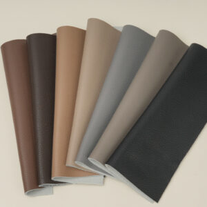 PU Faux Leather Fabric – 1.8–2.0mm, Large Litchi Grain, Sofa Upholstery Material