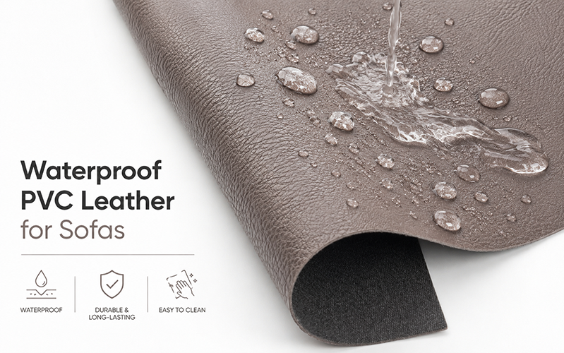 Waterproof PVC Leather for Sofas
